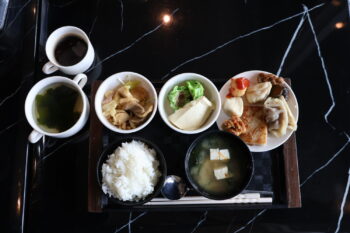 日月潭ホテル台湾の朝食